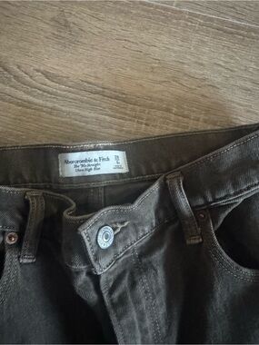 Abercrombie & Fitch brown High Rise Jeans